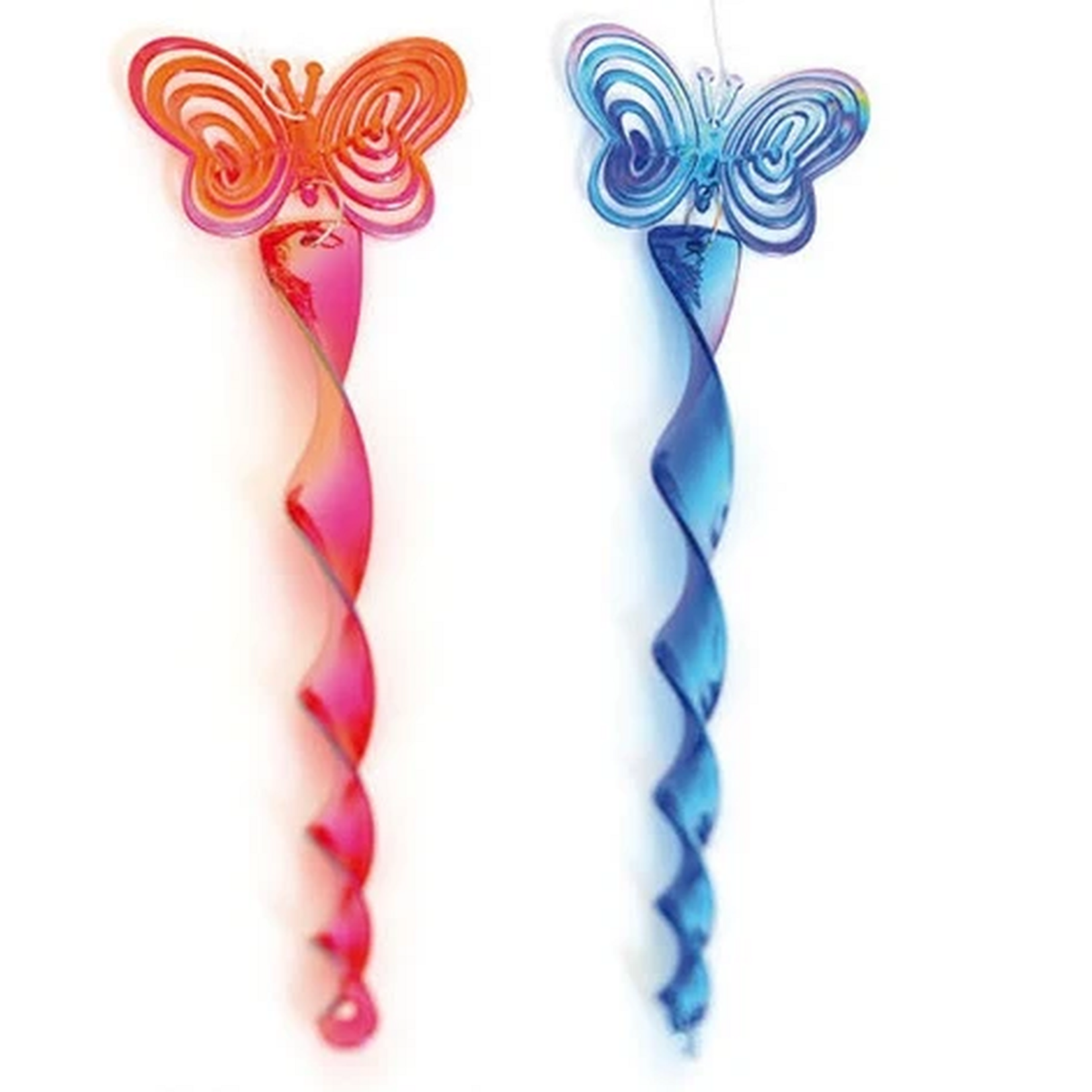 Butterfly Wind Twirls - Ass't Colors - 13"