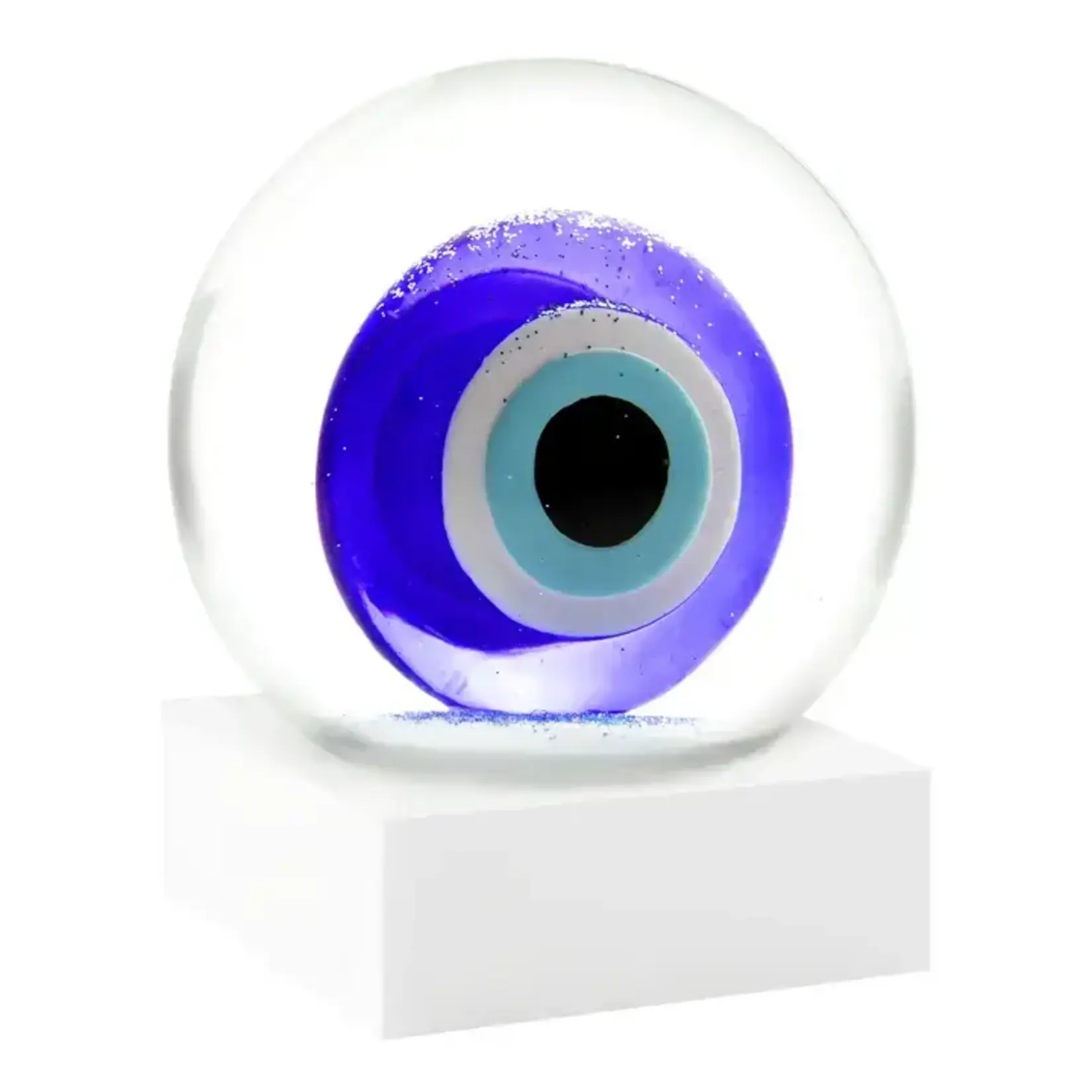 Evil Eye Snow Globe