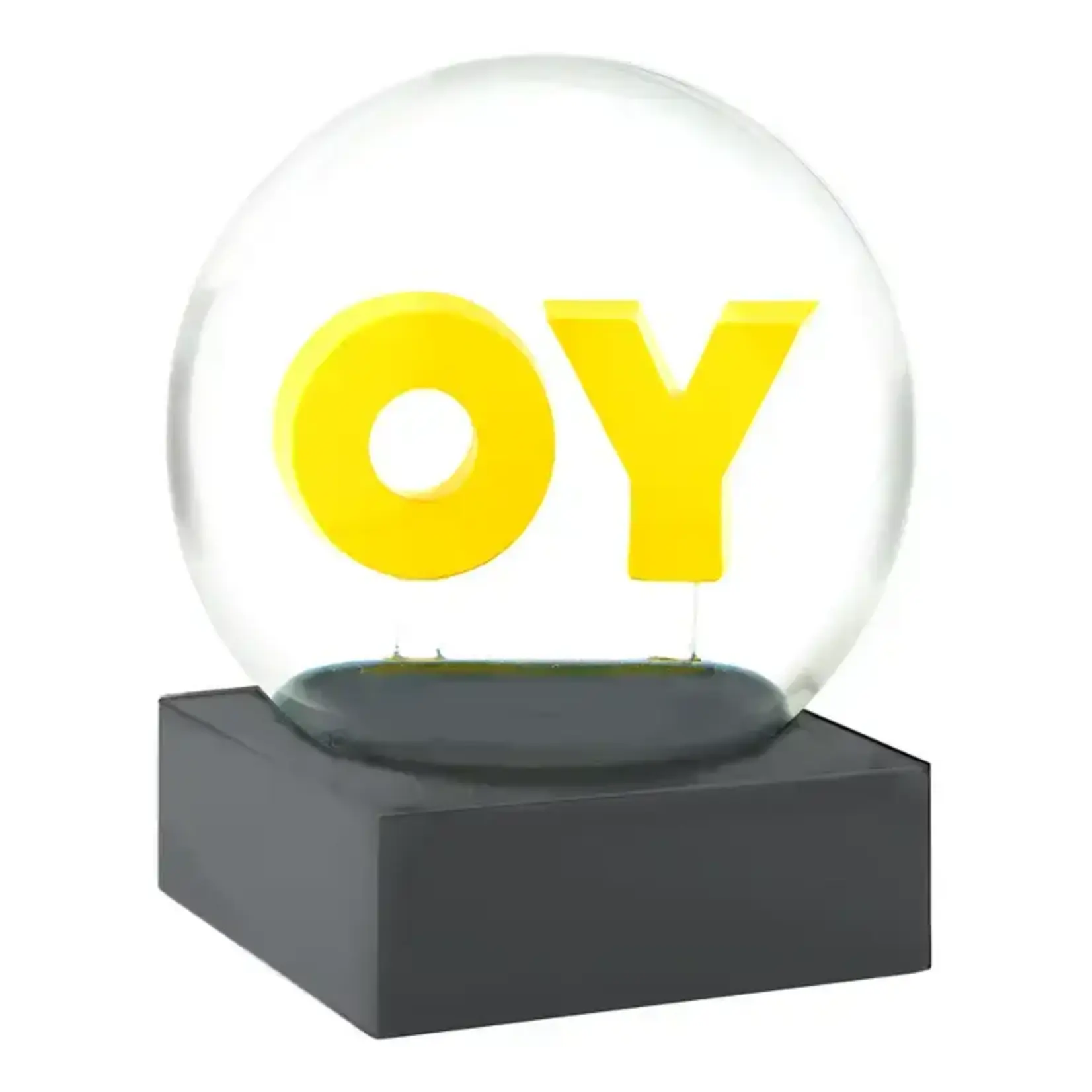 "OY" Snow Globe - Artist Series - Deborah Kass