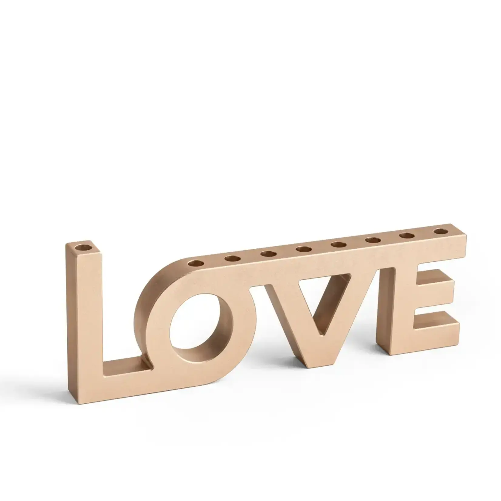 Love Menorah - Champagne