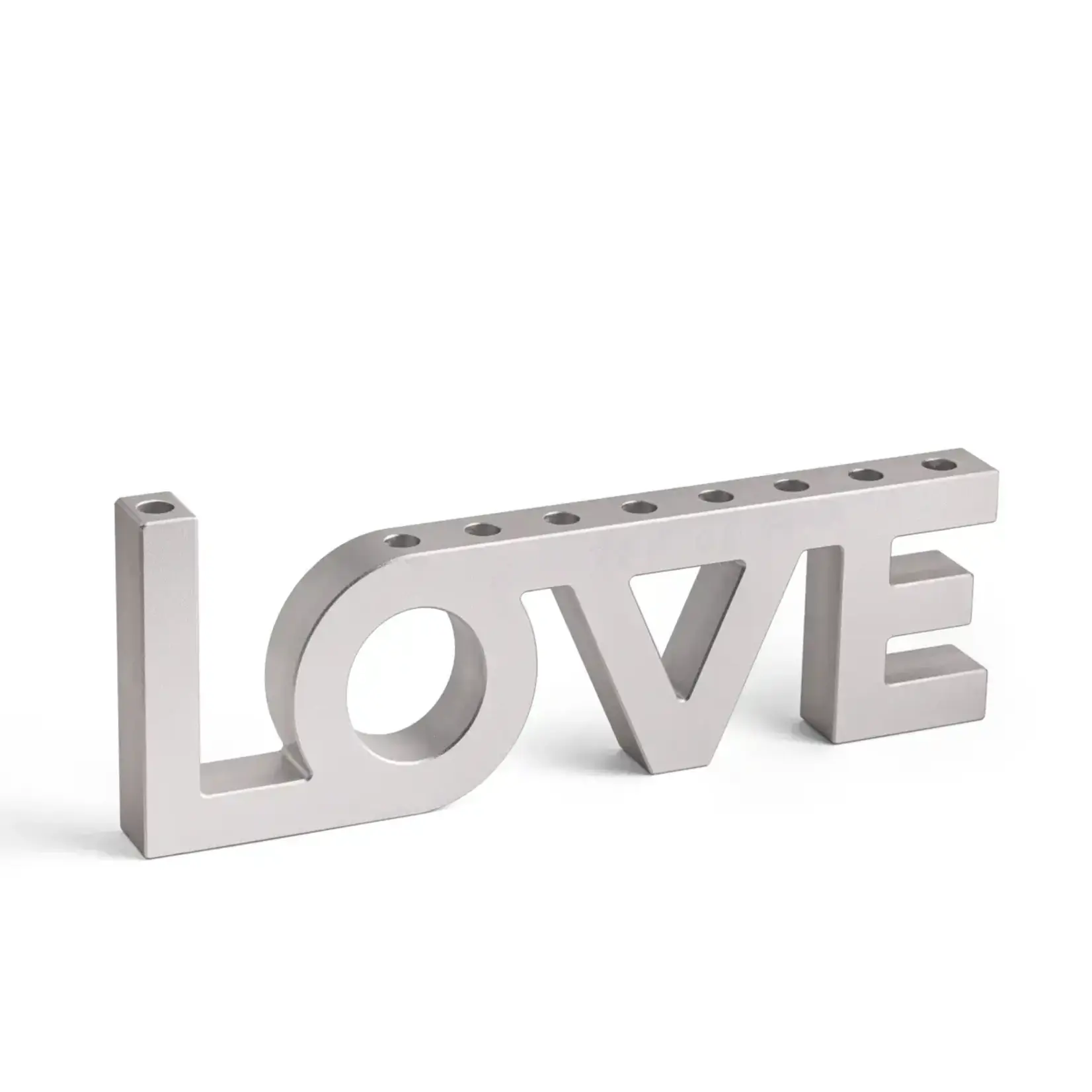 Love Menorah - Silver