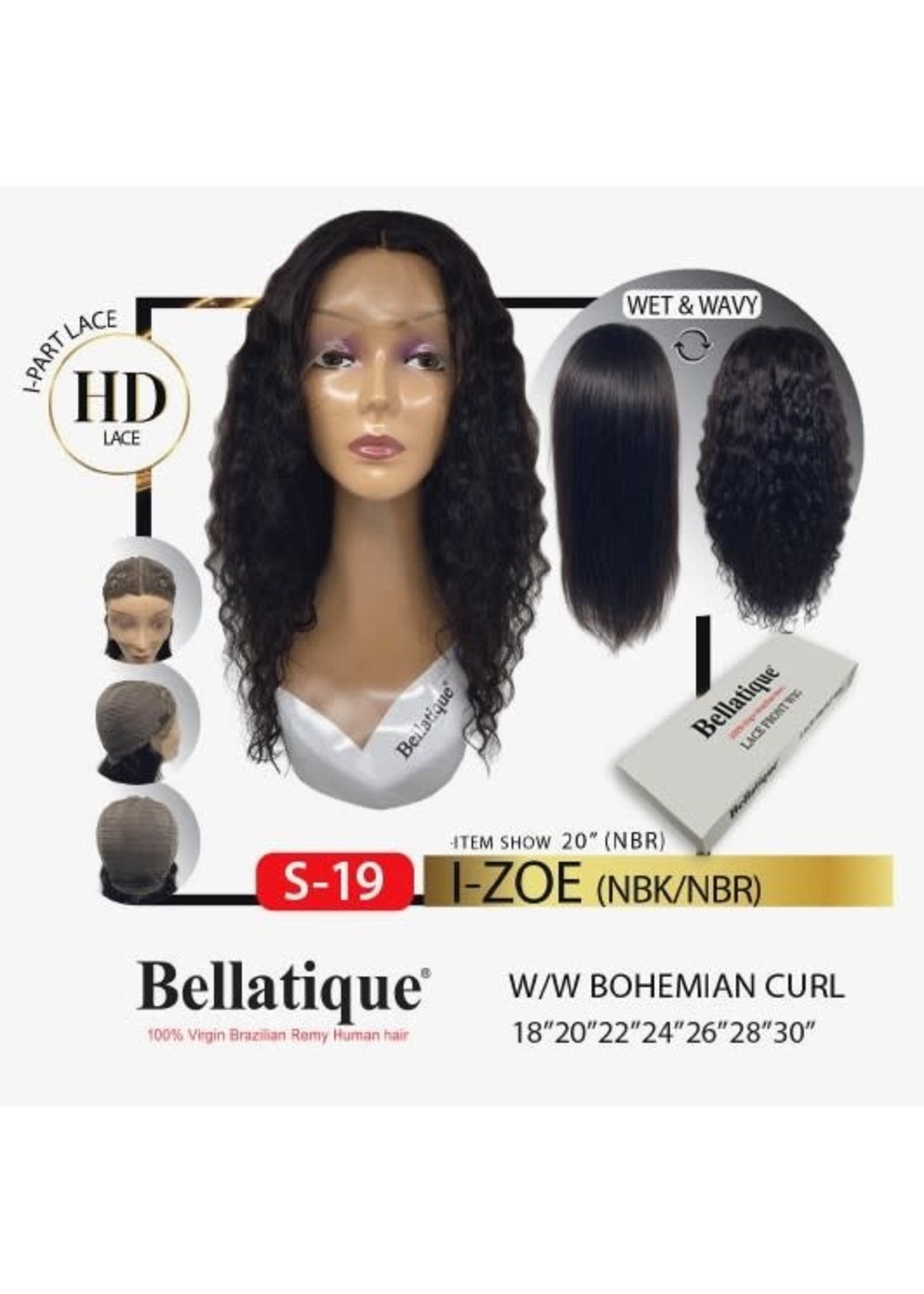 BELLATIQUE WIGS BELLATIQUE I-PART ZOE 26" NBR WIG