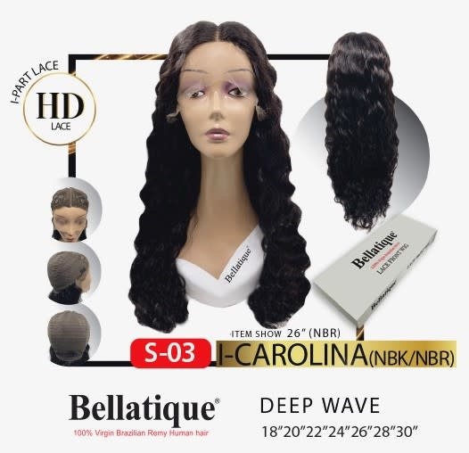 BELLATIQUE WIGS BELLATIQUE IPART CAROLINA 20" T/T1B/30/27 WIG IMAGES BEAUTY SUPPLY