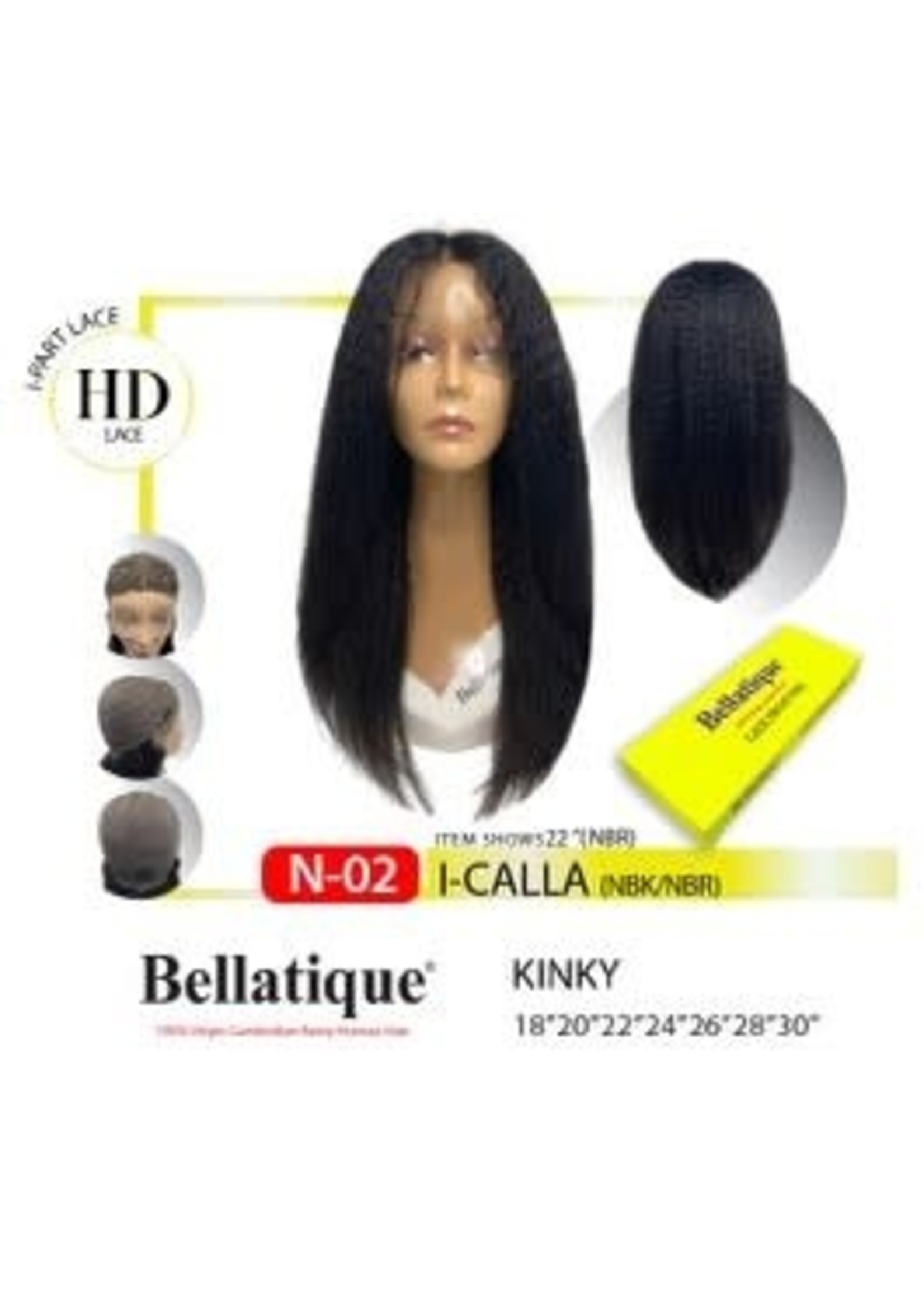 BELLATIQUE WIGS BELLATIQUE I-PART CALLA 20" NBR WIG