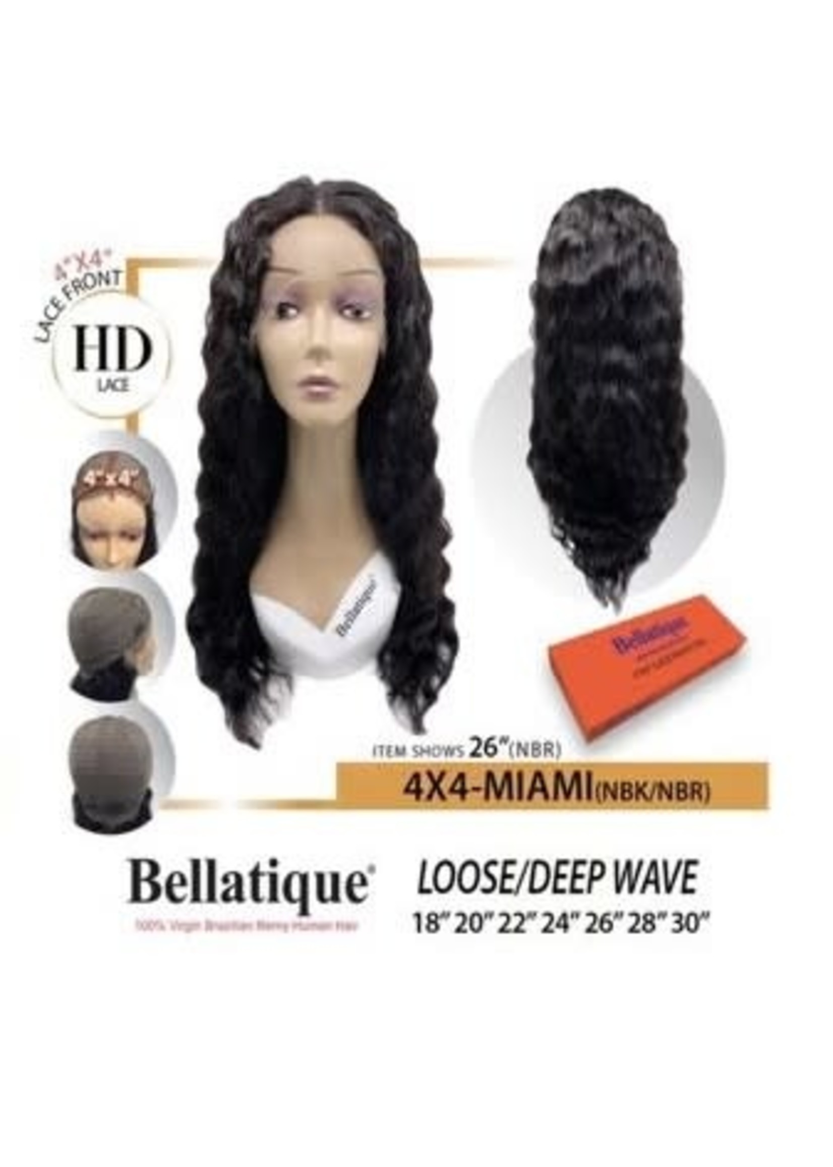 BELLATIQUE WIGS BELLATIQUE 4X4 MIAMI 24" NBR WIG