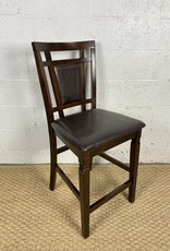 Traditional Brown Counter Height Chairs