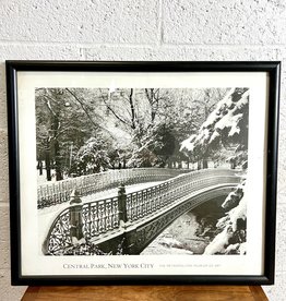 Central Park-The Metropolitan Museum of Art, framed black and white photograph