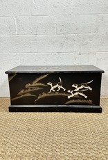 Handcrafted Decorative Japanese Lacquer Storage Trunk
