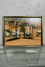Paris Street Scene, framed print