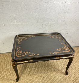 Antique Lacquer Black Coffee Table