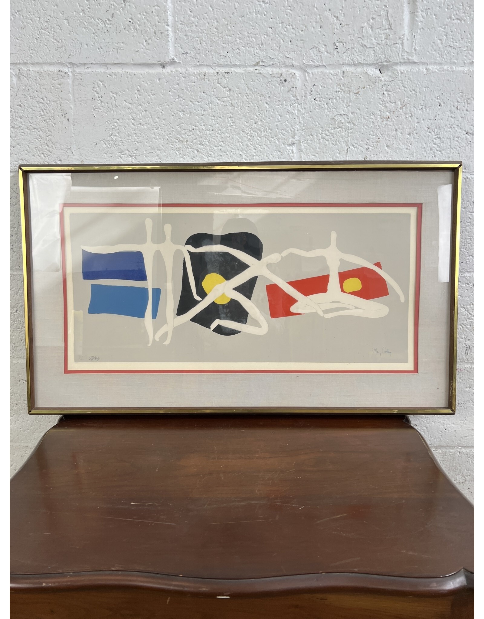 Variations on a Theme of Callery-Leger, framed lithographic print, sgned Mary Callery