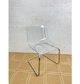 IKEA Ikea Tobias Transparent Chrome Chair