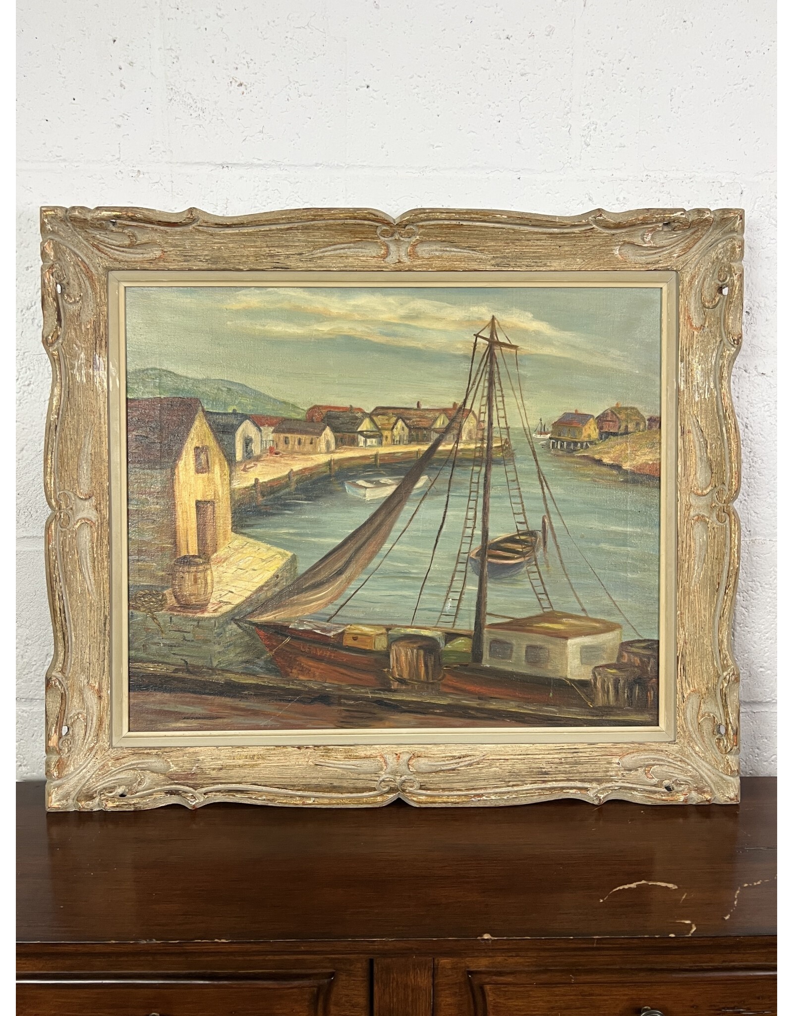 Martha's Vineyard, framed oil on canvas