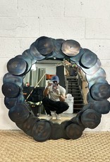 Burnt Iron Kensey Discs Style Mirror Replica By Arteriors Mirror