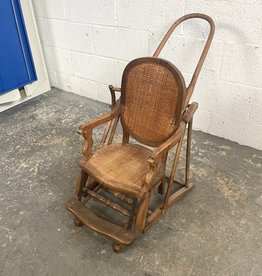 Antique Wooden Convertible Child's High Chair