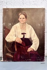 Governess, oil on canvas