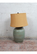 Creative Coastal Aqua Blue Ceramic Stoneware Table Lamp