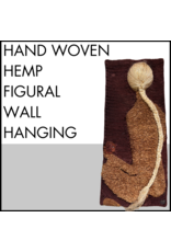 Hand-woven Hemp Figural Wall Hanging