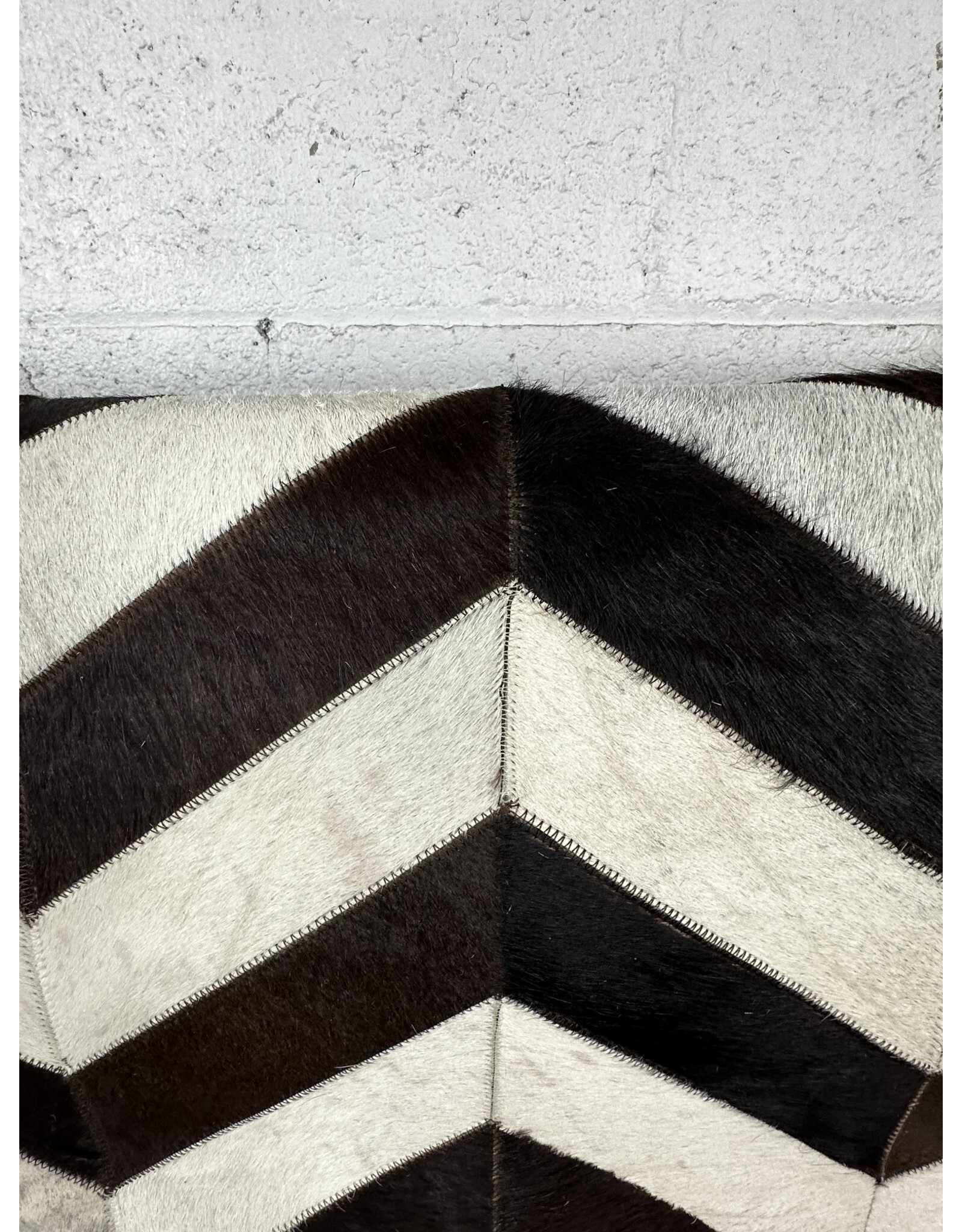Cowhide Zebra Shaped Pattern Area Rug