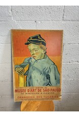 Picasso at Muse D'art de Sao Paulo Print on Board