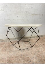 West Elm West Elm Origami Coffee Table, Inlaid Natural Bone Tile Top