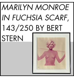 Marilyn Monroe in Fuchsia Scarf, from The Last Sitting, ektacolor photograph by Bert Stern, signed, numbered 143/250