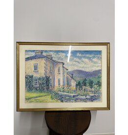 Leigh House Framed Pastels on Paper