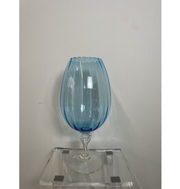 Large Glass Blue Vessel