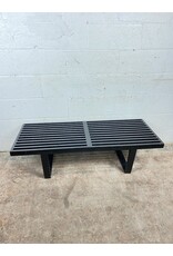 Mid-Century Slat Bench by George Nelson Style