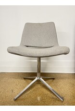 B&B Italia Grey Swivel Cosmos Chair