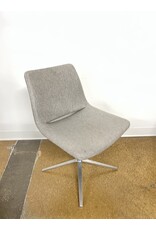 B&B Italia Grey Swivel Cosmos Chair