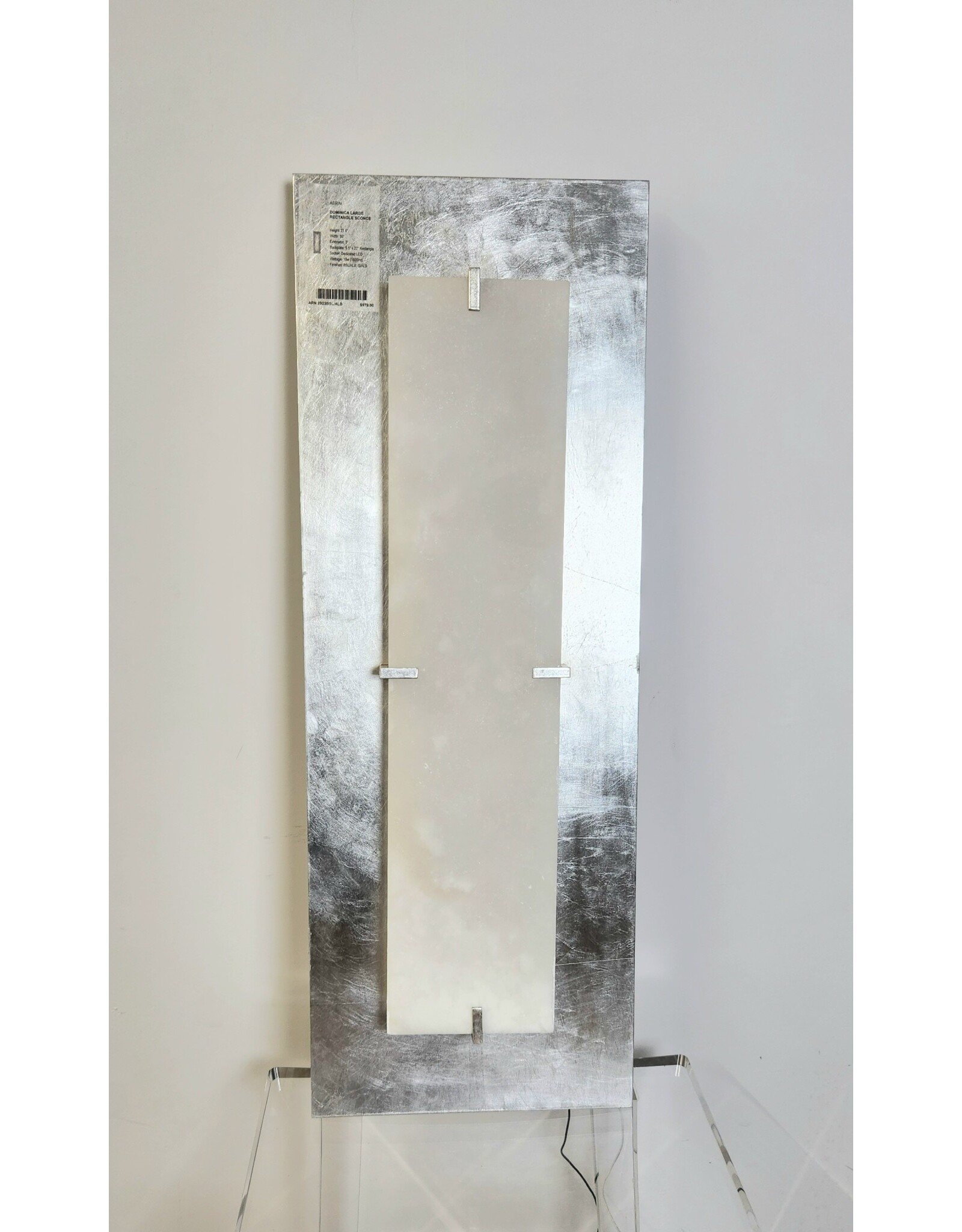 Dominica Large Rectangular Sconce