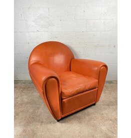 Poltrona Frau Vanity Fair Lounge Armchair, Orioles Orange