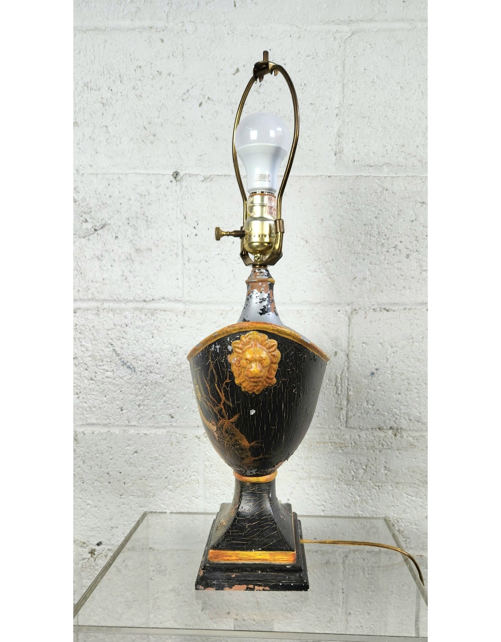 Vintage Chinese Handpainted Lamp