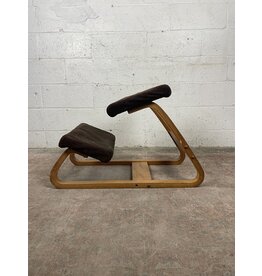Brown Upholistry Ergonomic Kneeling Chair