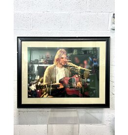 Kurt Cobain MTV Live framed photograph