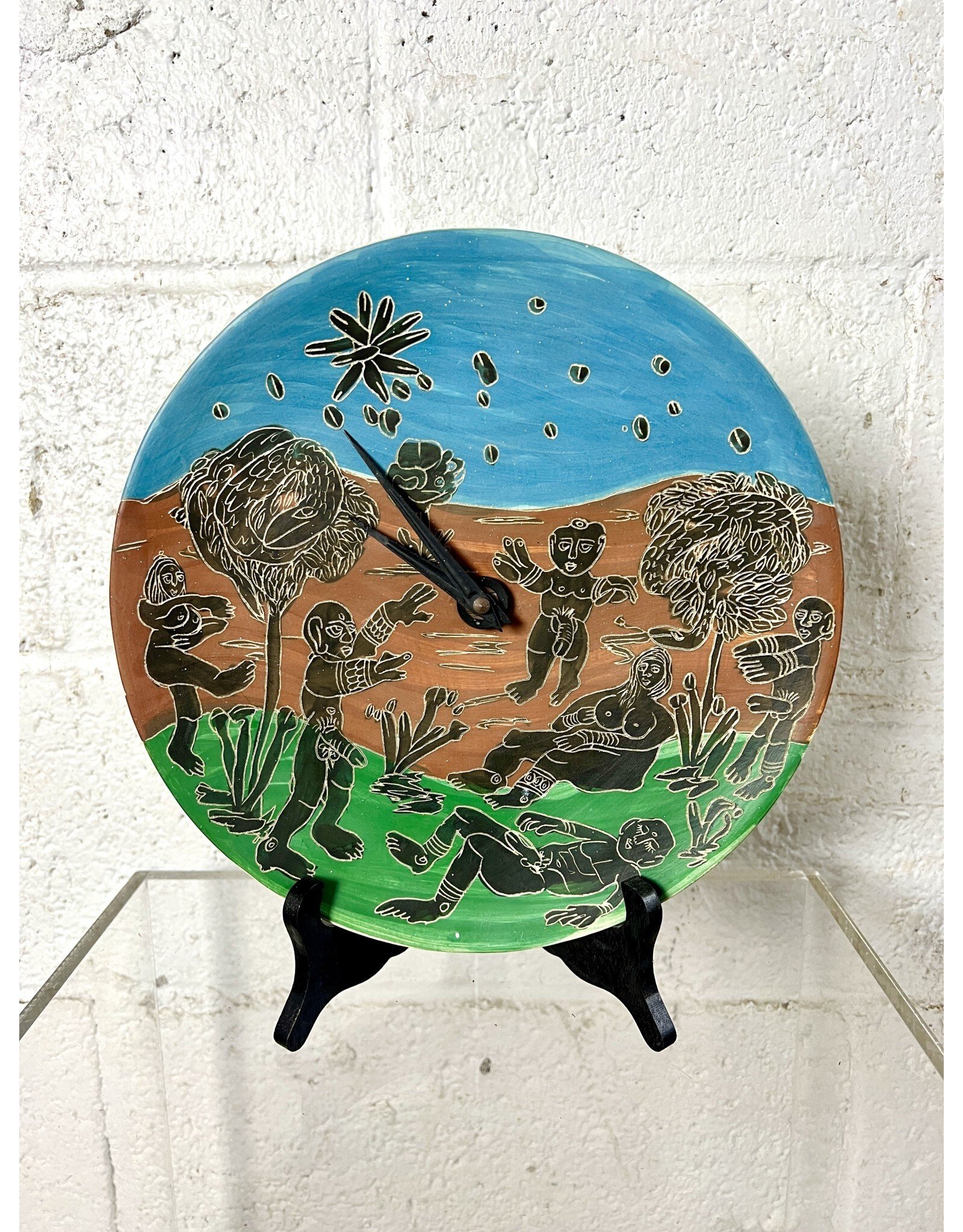 Earthly Clock, sgnd W. Ledesma '79