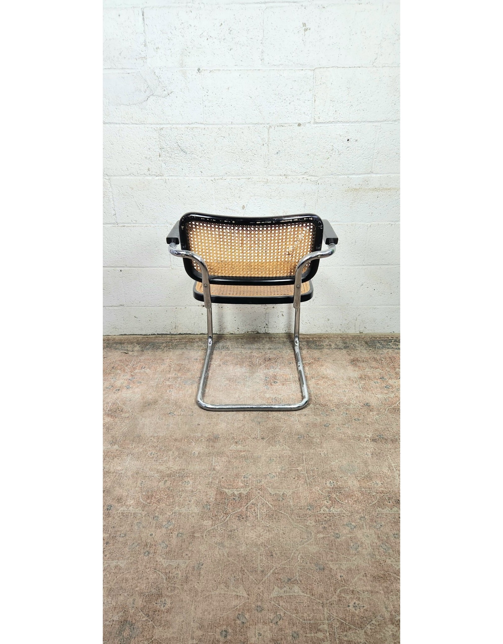 Vintage Black Thonet Arm Chair - Fair Condition