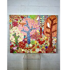 Radiant Forest, print on canvas, sgnd A. Daniel