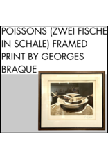 Poissons (Zwei Fische in Schale) framed lithograph by Georges Braque