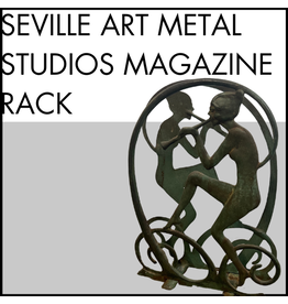Seville Art Metal Studios Magazine Rack