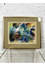For Georgette, framed oil pastels on paper, sgnd l.r.