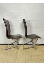 Delfin Zuo Style(replica) Leather Dining Chair