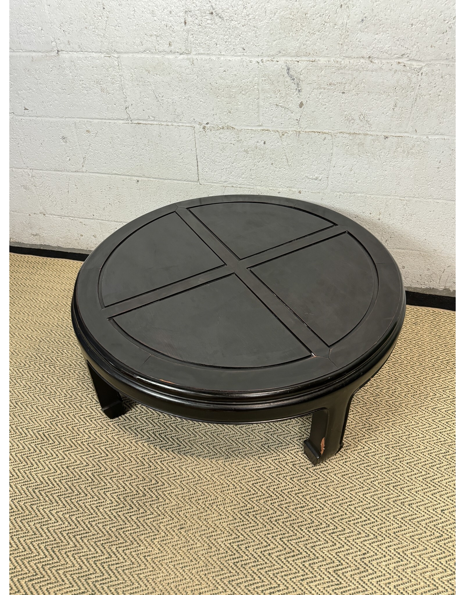 Rosewood X Round Top Coffee Table