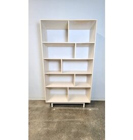 Tall Cream Bookshelf by Spectra Wood