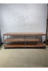 CB2 Metal and Wooden TV Stand
