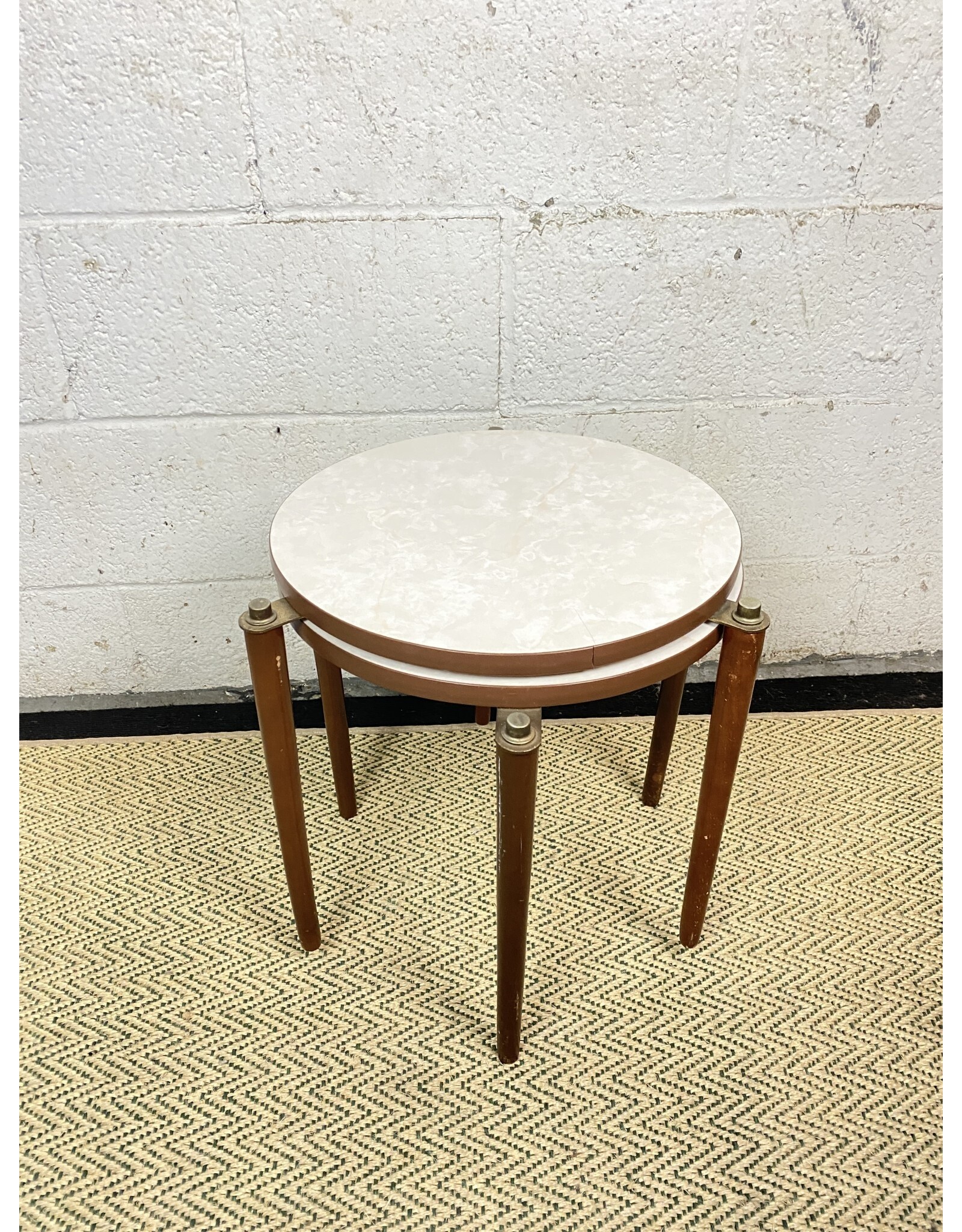 Vintage McM Circular Nesting Tables Remix Market NYC