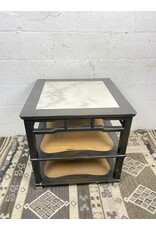 Marble Top 3 Tier Table