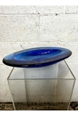 Fire & Light California Cobalt Blue Crystal Dish