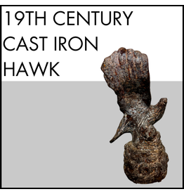 19th Century Cast Iron Hawk